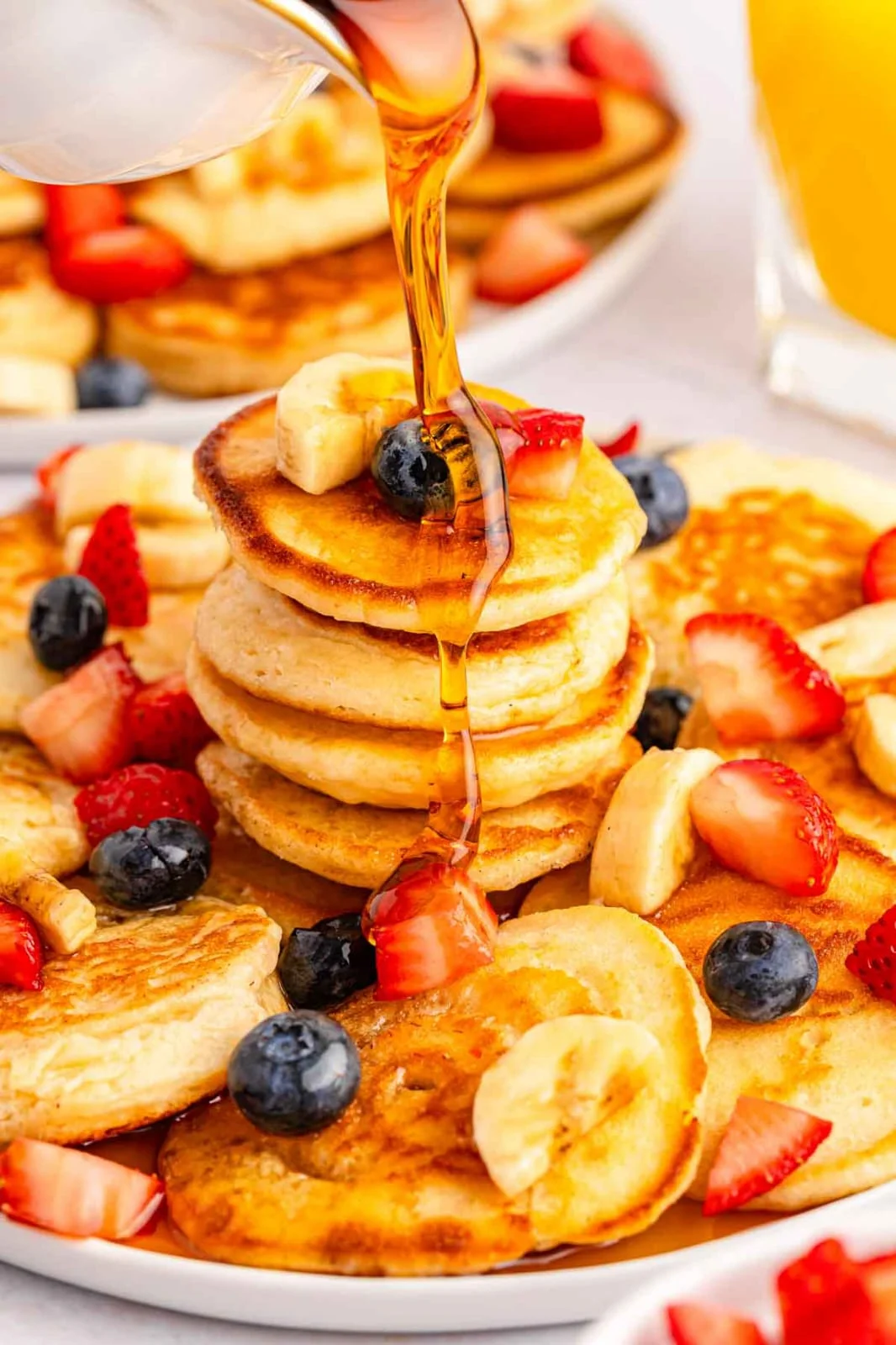 Delicious mini pancakes